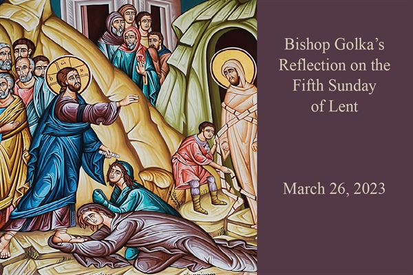 Bishop Golka's Reflection on the Fifth Sunday of Lent