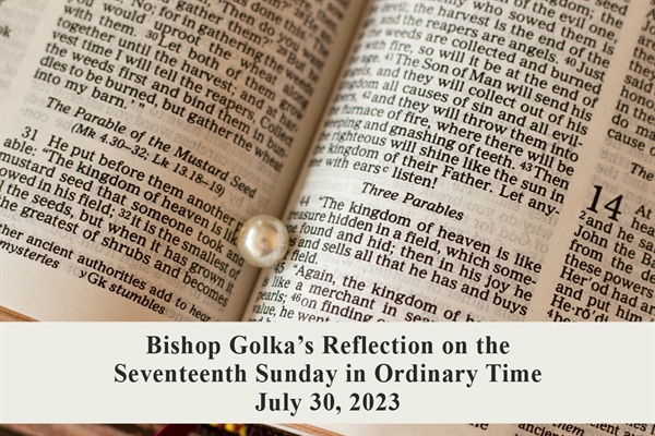Bishop Golka's Reflection on the Seventeenth Sunday in Ordinary Time
