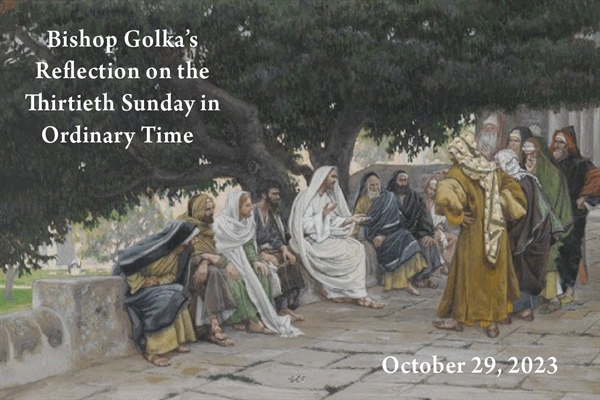 Bishop Golka's Reflection on the Thirtieth Sunday in Ordinary Time