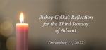 Bishop Golka's Reflection on the Third Week of Advent