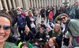 Teens unexpectedly are in Rome for Pope Francis’ funeral