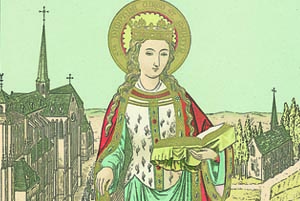 St. Dymphna, patron saint of the mentally ill