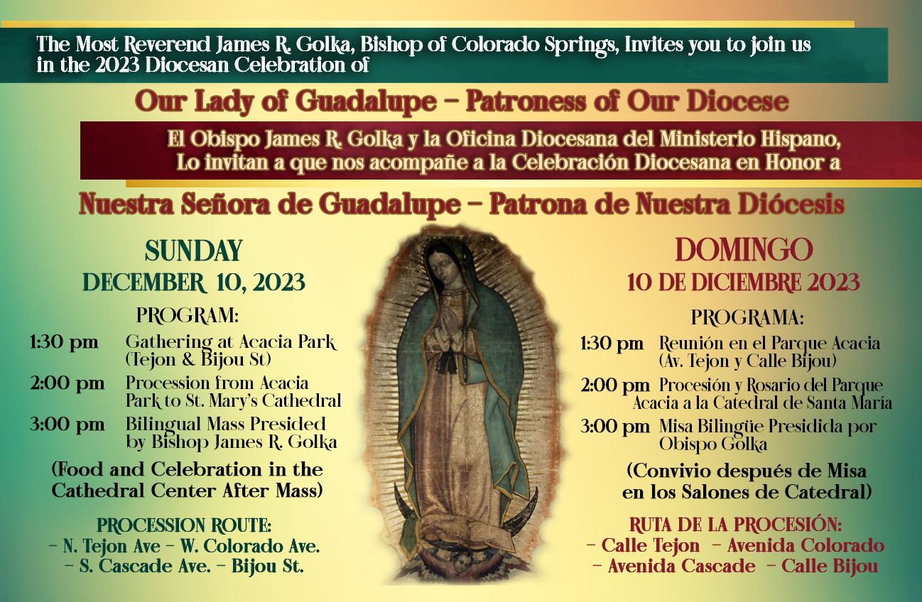 2023 Diocesan Celebration of Our Lady of Guadalupe - Patroness of our Diocese