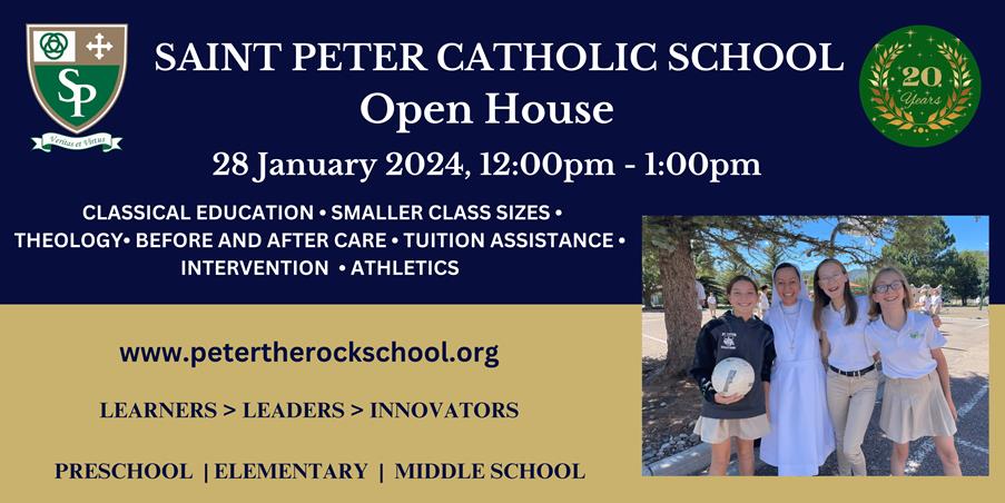 St. Peter Catholic School Open House