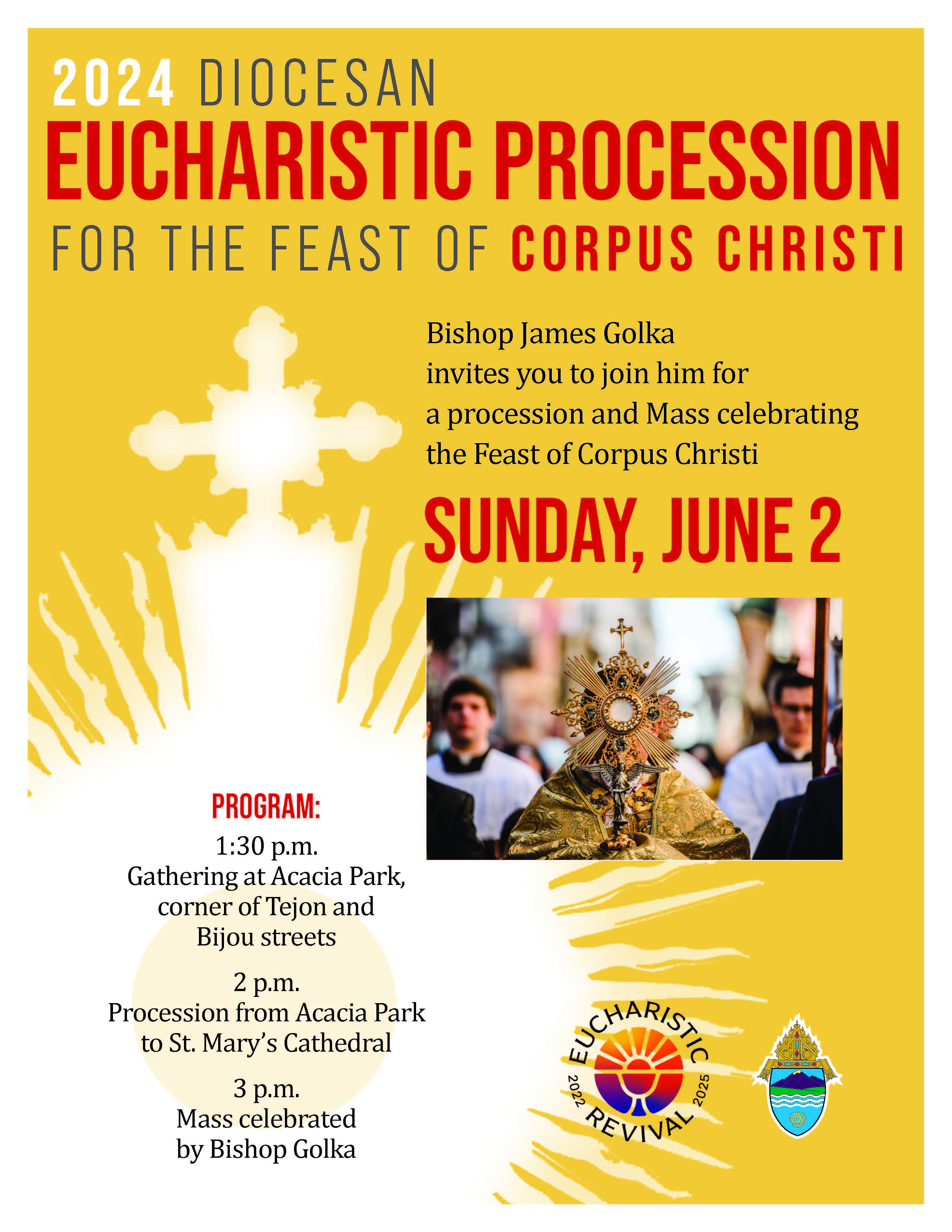 2024 Diocesan Eucharistic Procession for the Feast of Corpus Christi