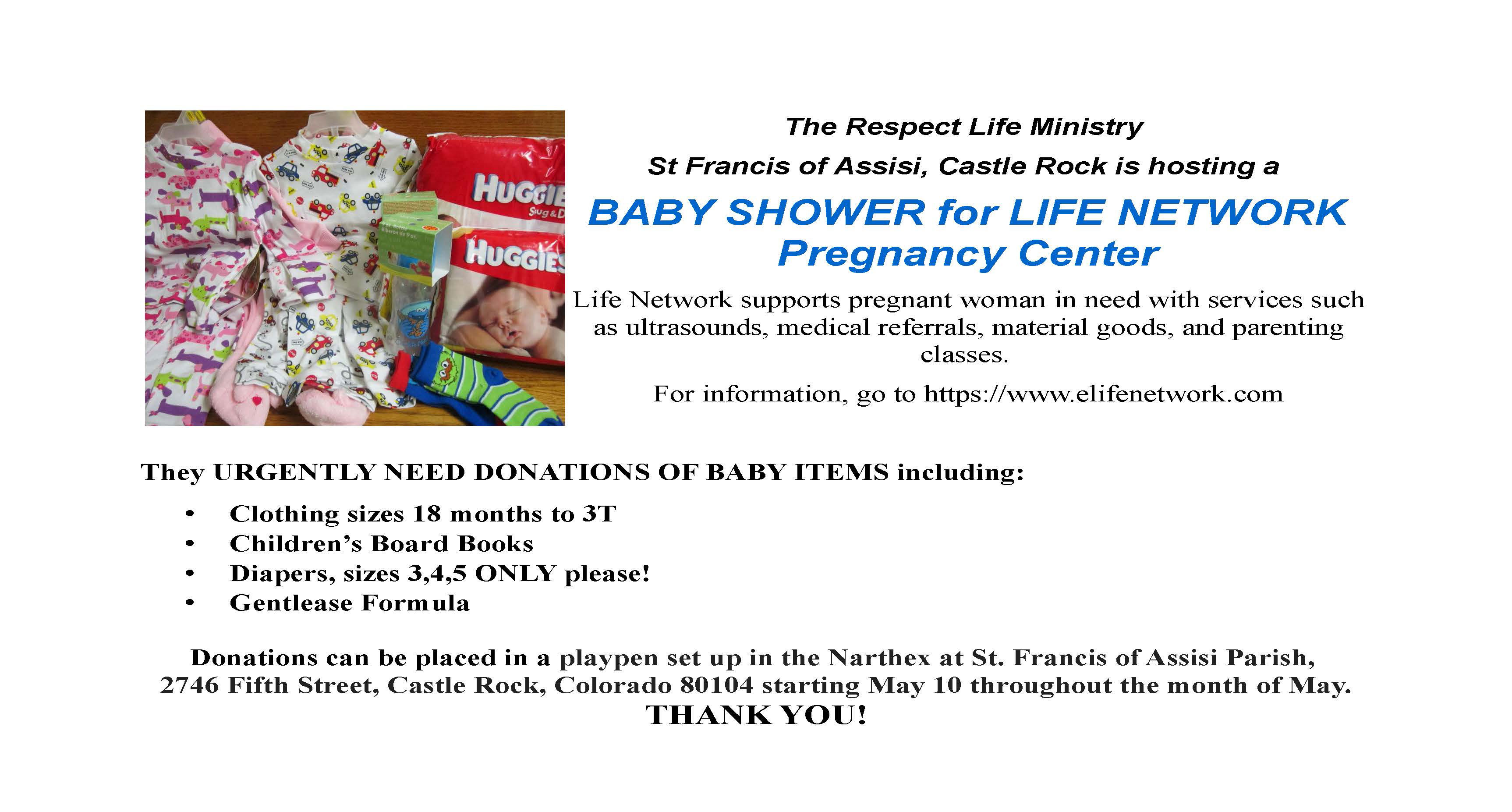 Baby Shower for Life Network